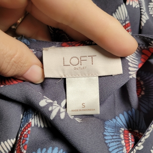 Loft Outlet Blue and Red Tank - Picture 2 of 5